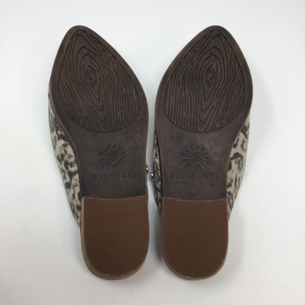 Anthropologie Yellow Box Printed Loafers, size 6 - Picture 6 of 7